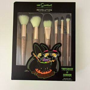 Revolution The Simpsons Treehouse of Horror Brush Set - Black and Gold